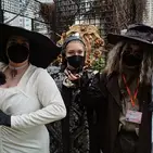 Resident Evil: @kailee.cosplay Lady Dimitrescu @mavicosplays Mother Miranda @andrewpersson16 Karl Heisenberg